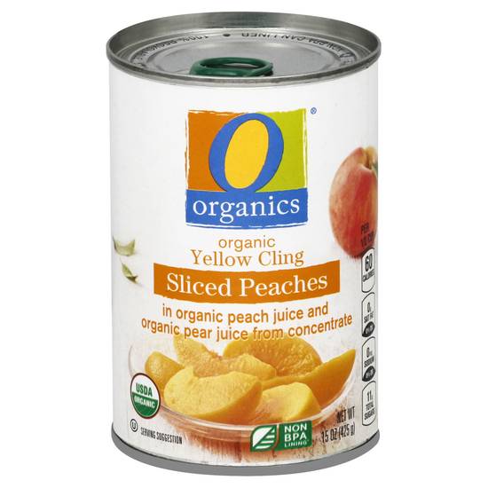 O Organics Organic Sliced Peaches (15 oz)