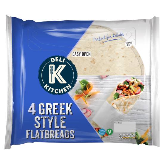 Deli Kitchen Greek Style Flatbreads (4 pack)