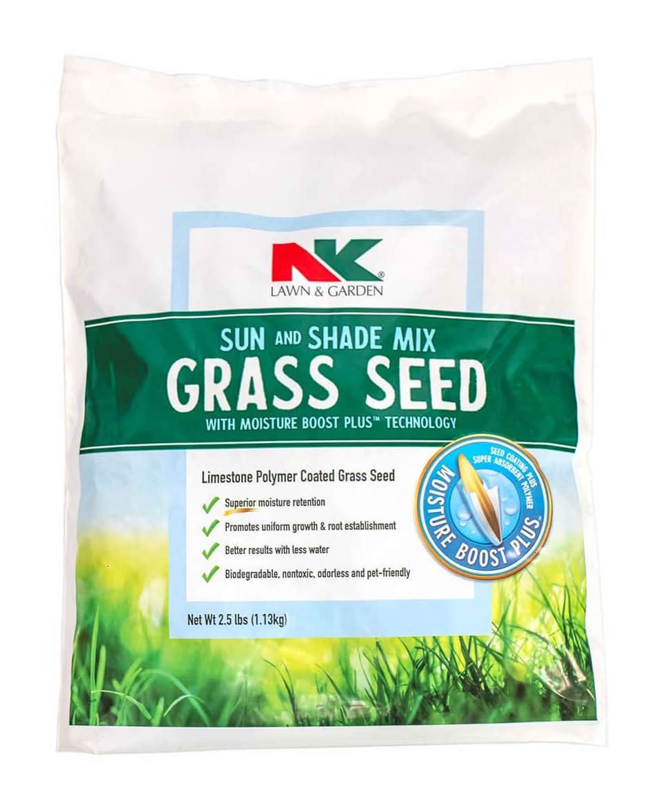 Grass Seed Sun & Shade Mix 2.5 Lbs