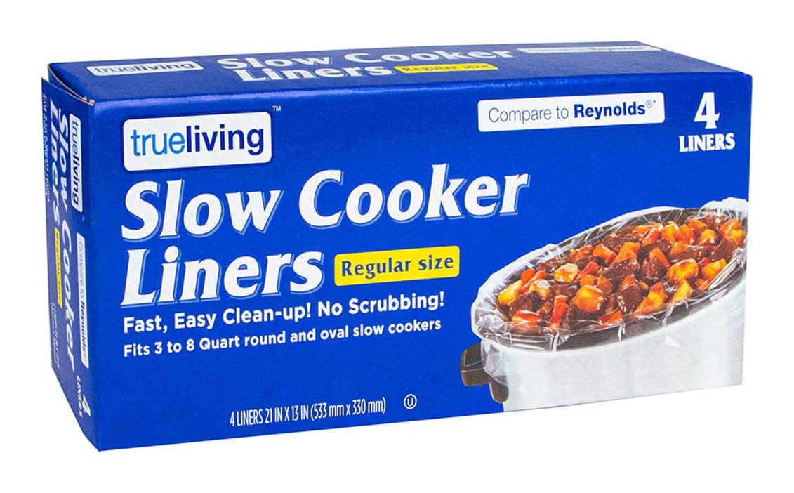 Trueliving Slow Cooker Liners 4 Ct