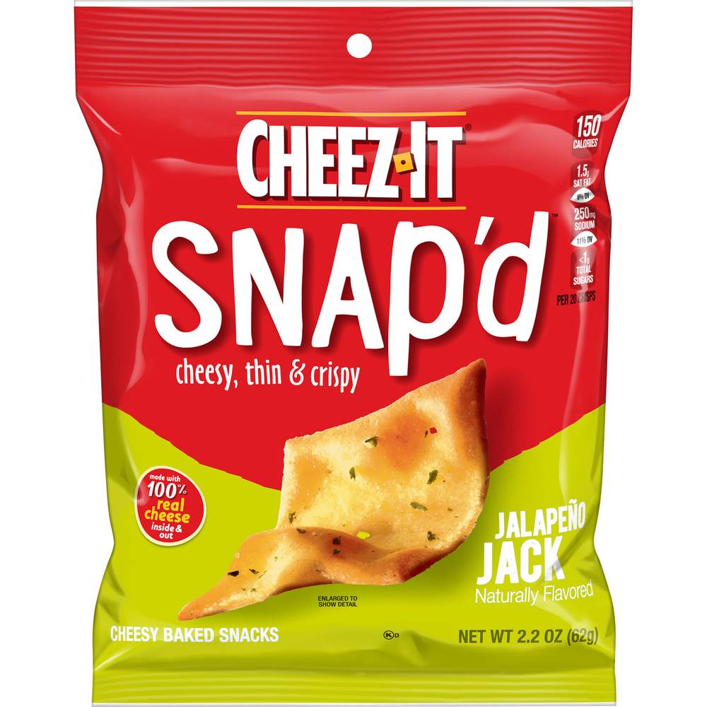 Cheez-It Snap'd Jalapeno Jack Baked Snacks (2.2 oz)