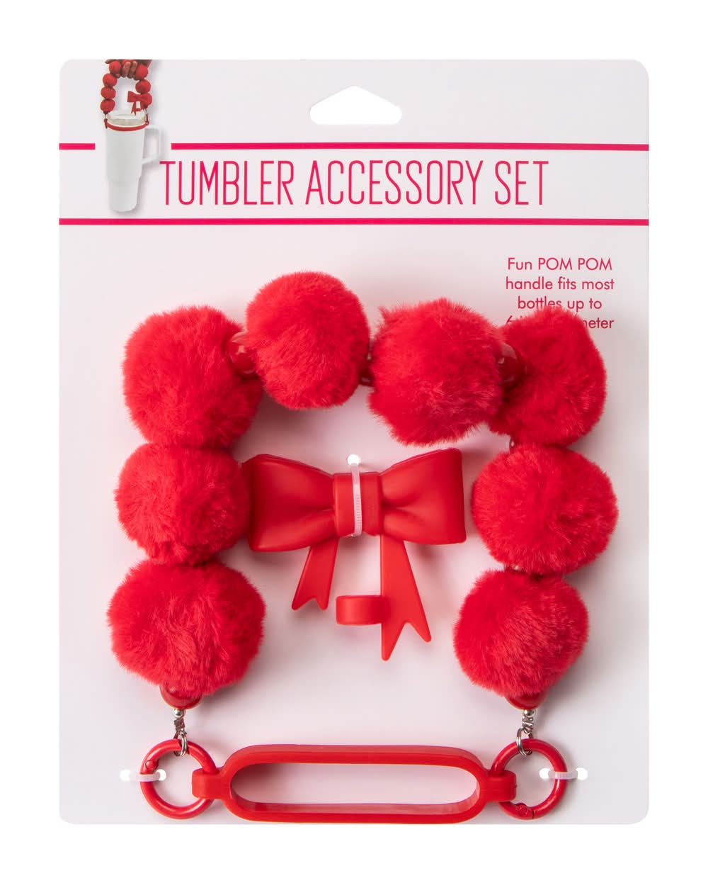 Tumbler Accessory Set Red