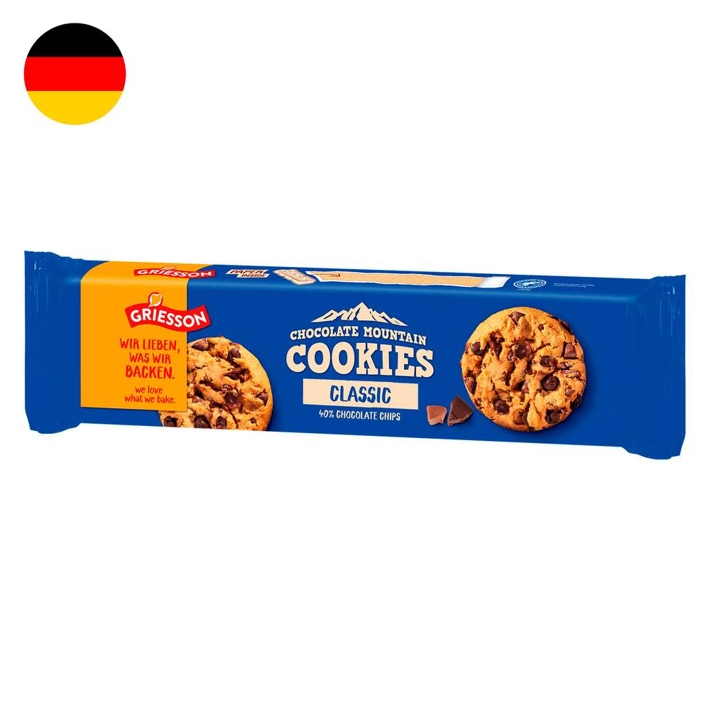 Griesson galletas con trozos de chocolate de leche y amargo (150 g)