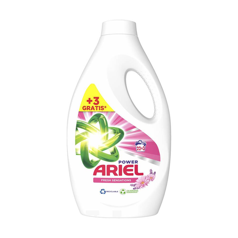 Detergente Ariel Liquido Sensaciones 22+3