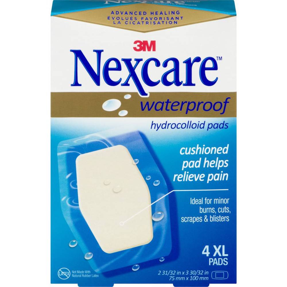 Nexcare Hydrocolloid Pads Waterproof Xl Pads (50 g)