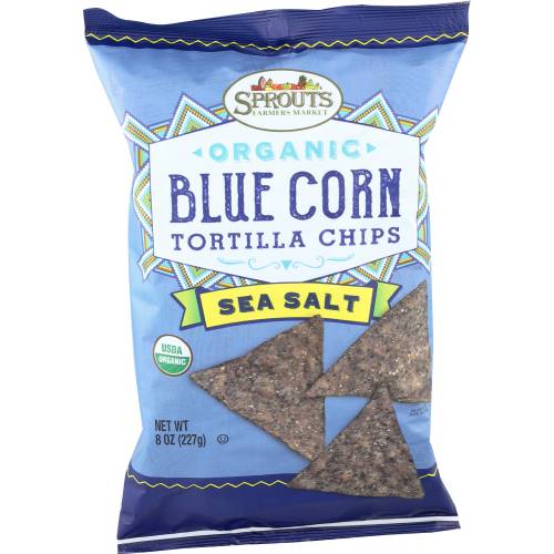 Sprouts Organic Sea Salt Blue Corn Tortilla Chips