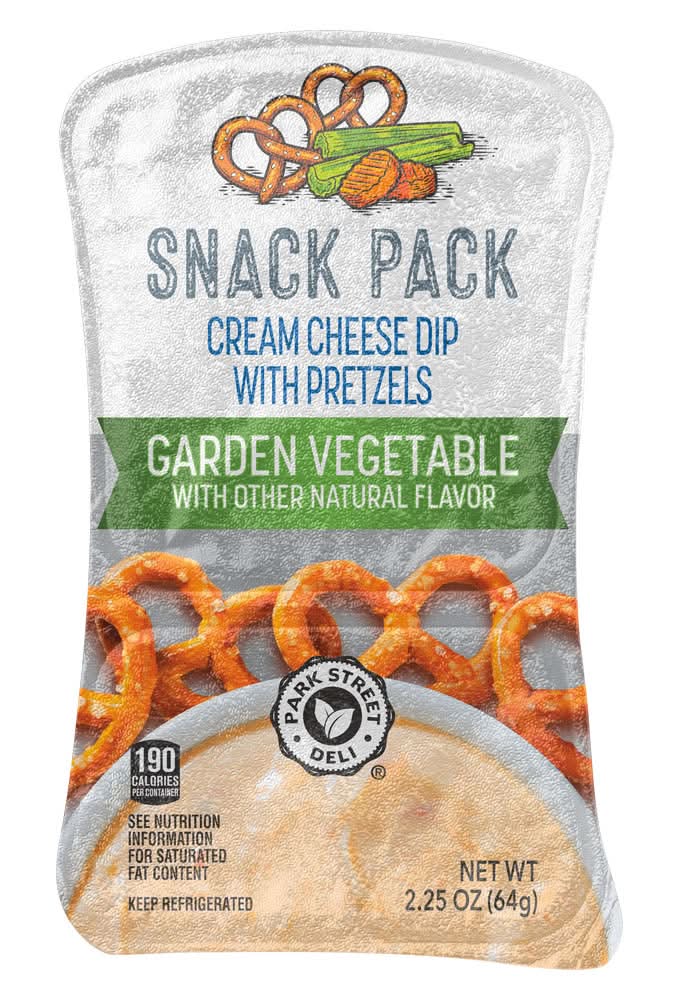 Park Street Deli Cream Cheese Snack, Garden Vegetable (2.25 oz)