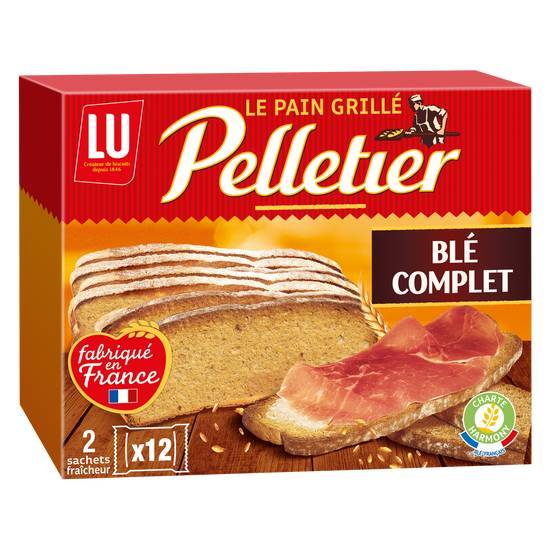 Pelletier pain grillé au blé complet (24 pcs)