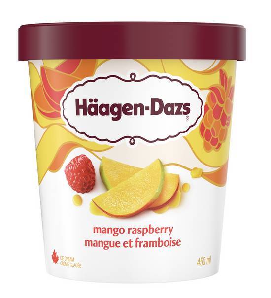 Haagen-Dazs mangue et framboise/Mango Raspberry 450ml