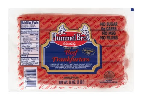 Hummel Bros Skinless Frankfurters (16 oz)