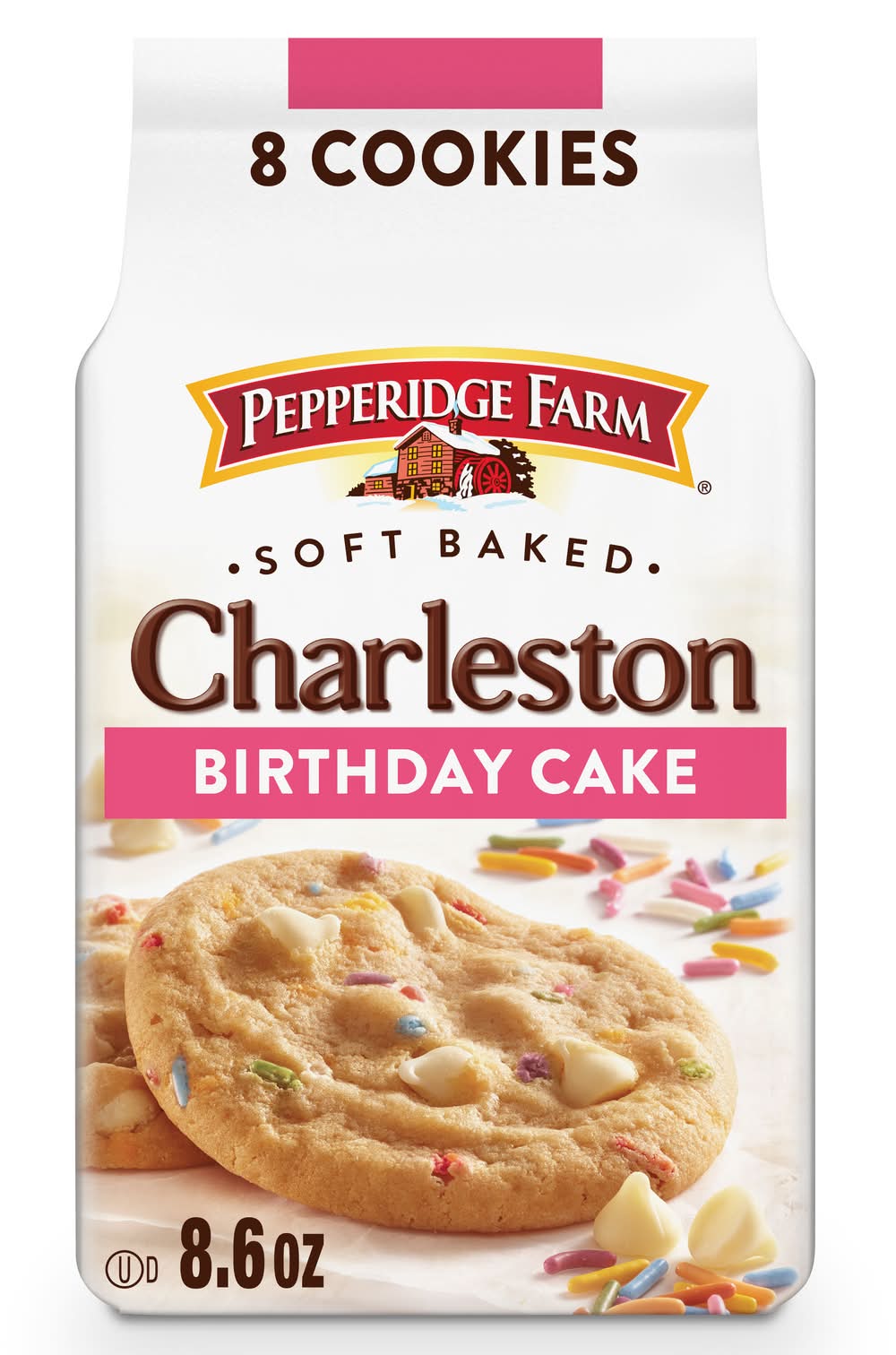 Pepperidge Farm Charleston Soft Baked Cookies, Birthday Cake (8.6 oz, 8 ct)