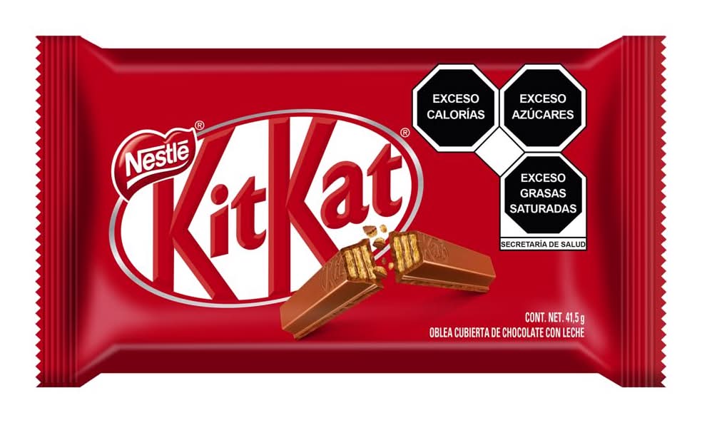 KitKat · Oblea cubierta de chocolate con leche (41,5 g)