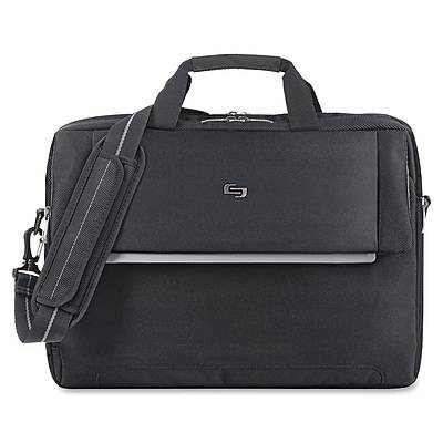 Solo New York Chrysler Briefcase For 17.3 Laptops Black