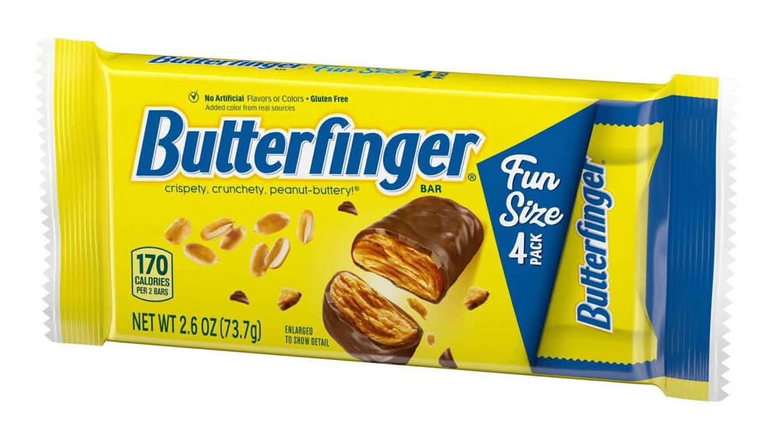 Butterfinger Fun Size Peanut Butter Chocolate Multi-Pack 2.6 Oz
