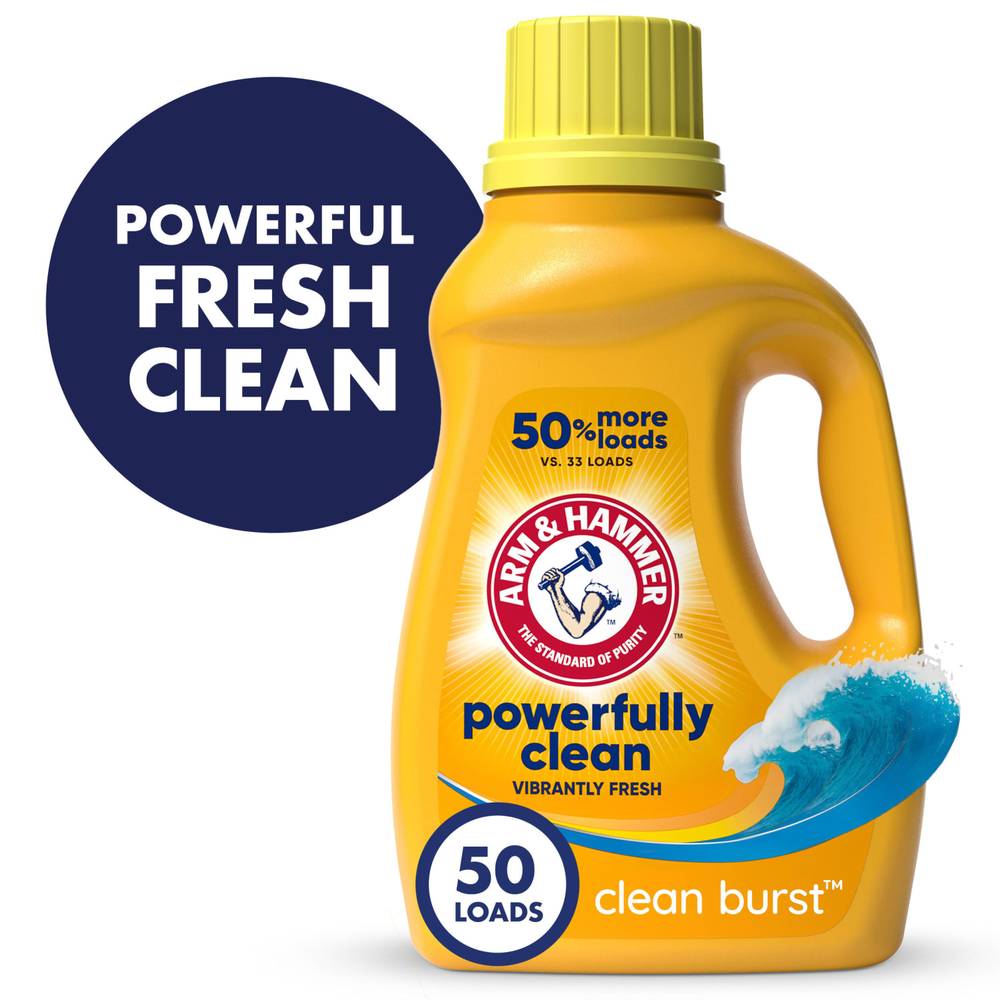 Arm & Hammer Liquid Laundry Detergent Clean Burst