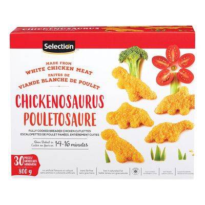 Selection · Escalopes de poulet panées Chickenosaurus (800 g) - Frozen chickenosaurus (800 g)