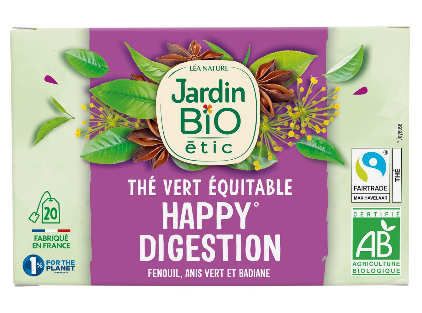 Jardin BiO étic - Thé vert équitable happy digestion (20)