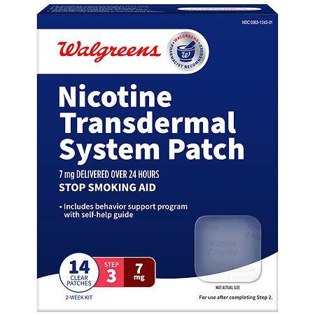 Walgreens Nicotine Transdermal System Patches (14 ct)