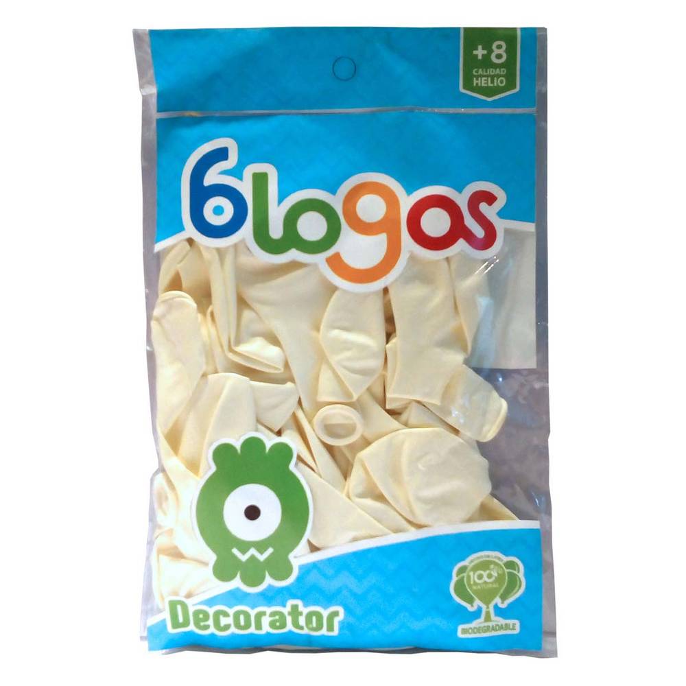 Blogos globos decorator color blanco (1 pieza)