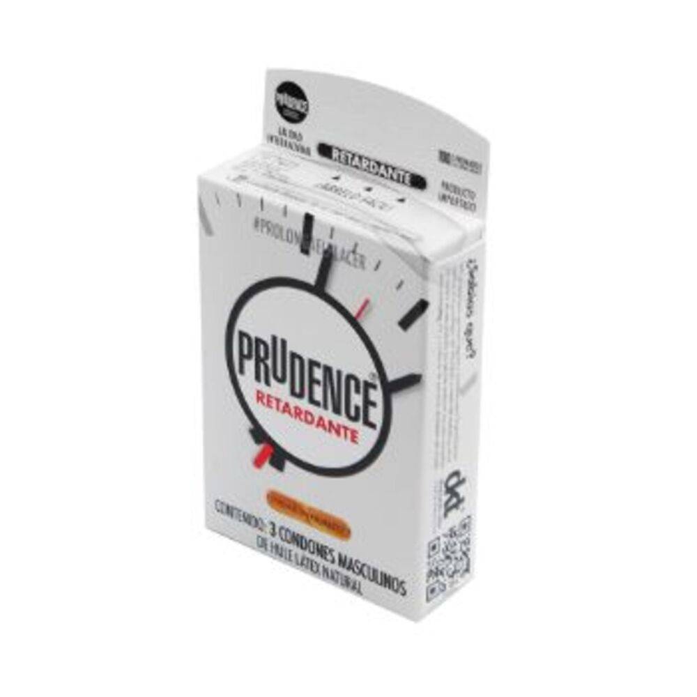 Prudence condones con efecto retardante (pack 3 piezas)