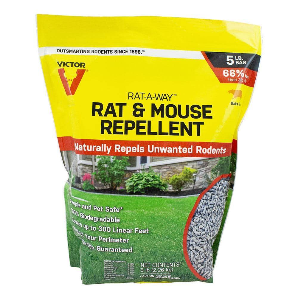 Victor Rat-A-Way 5 Lbs. Rat And Mouse Repellent Granules