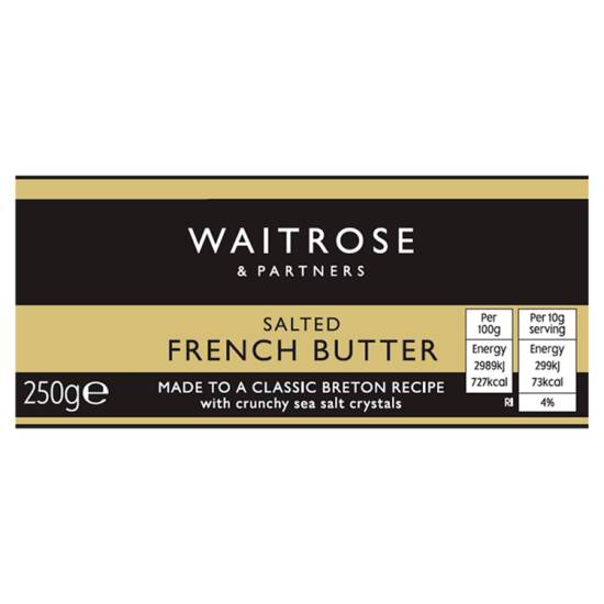 Waitrose Salted French Butter
