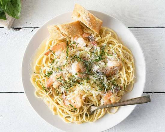 Linguini with Shrimp Scampi