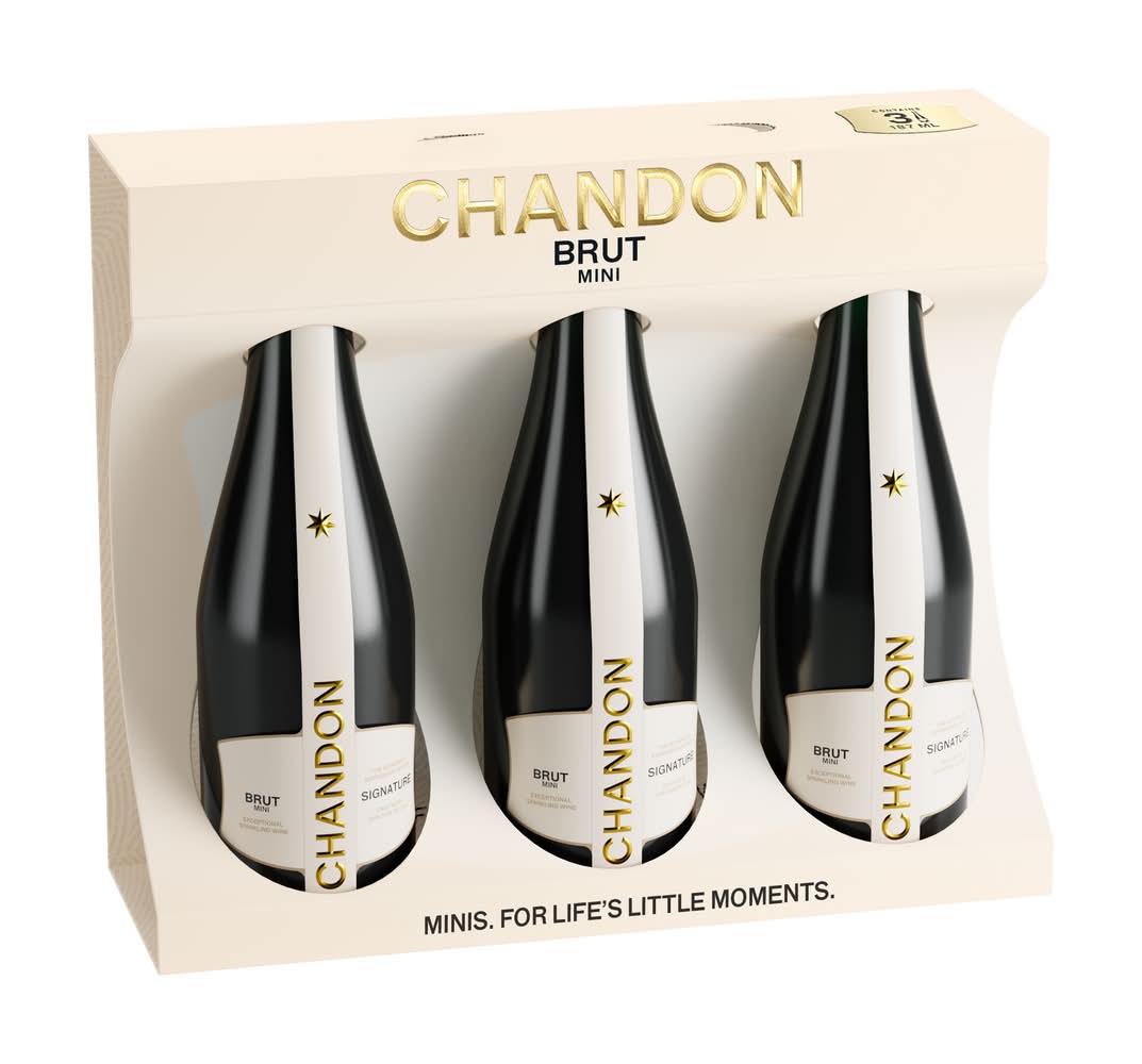 Chandon Brut Sparkling Wine (3 x 187 ml)