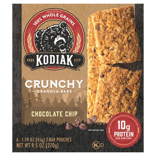Kodiak Crunchy Granola Bars (chocolate chip)