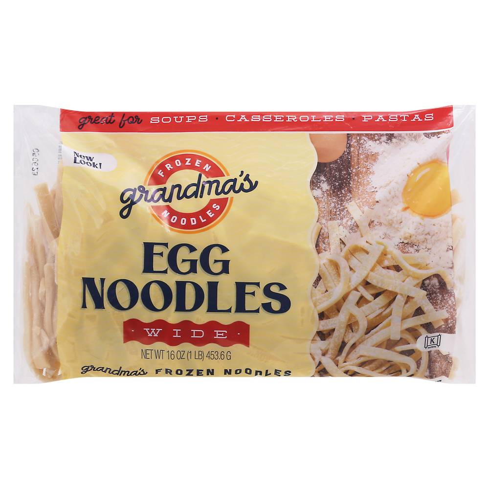 Grandma's Family Size Wide Egg Noodles (1 lbs)