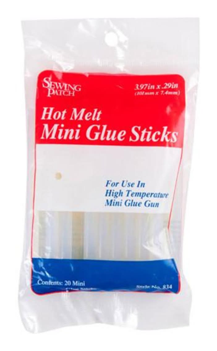 Sewing Patch Hot Melt Mini Glue Sticks 20 Ct