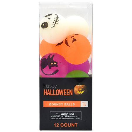 Festive Voice Happy Halloween Bouncy Balls - 12.0 ea