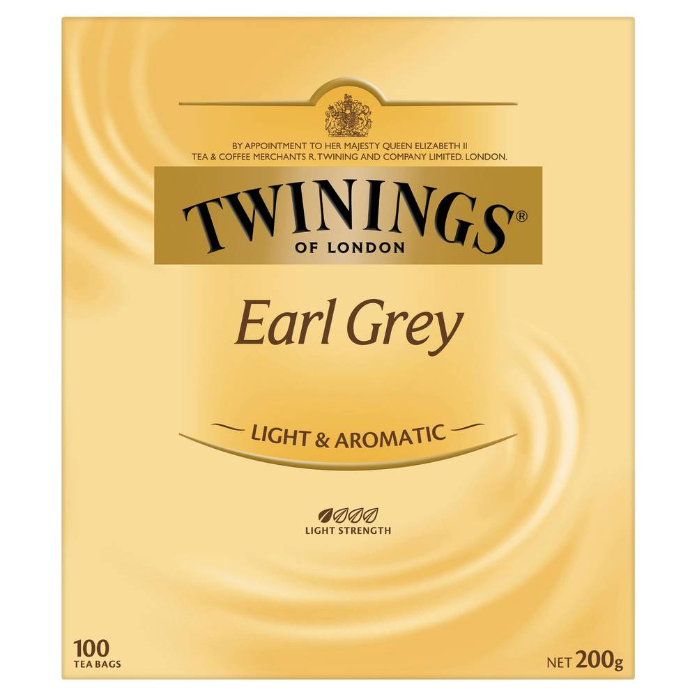 Twinings Earl Grey Tea Bags (200g, 100 pack)