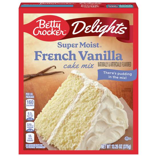 Betty Crocker Delights Supermoist French Vanilla Cake Mix
