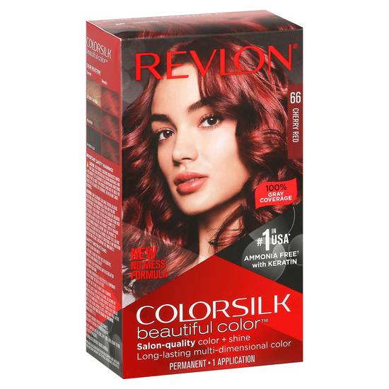 Revlon Colorsilk Beautiful Color Cherry Red 66 Permanent Hair Color