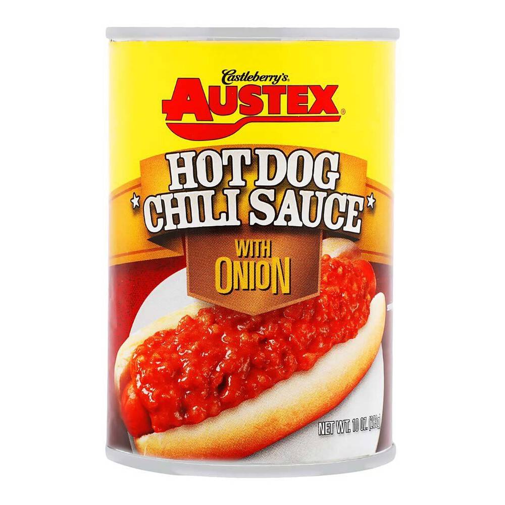 Austex · Salsa para chilidogs con cebolla (283 g)