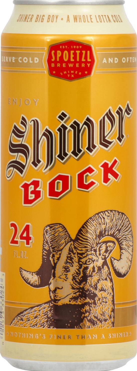 Spoetzl Shiner Bock Domestic Beer (24 fl oz)