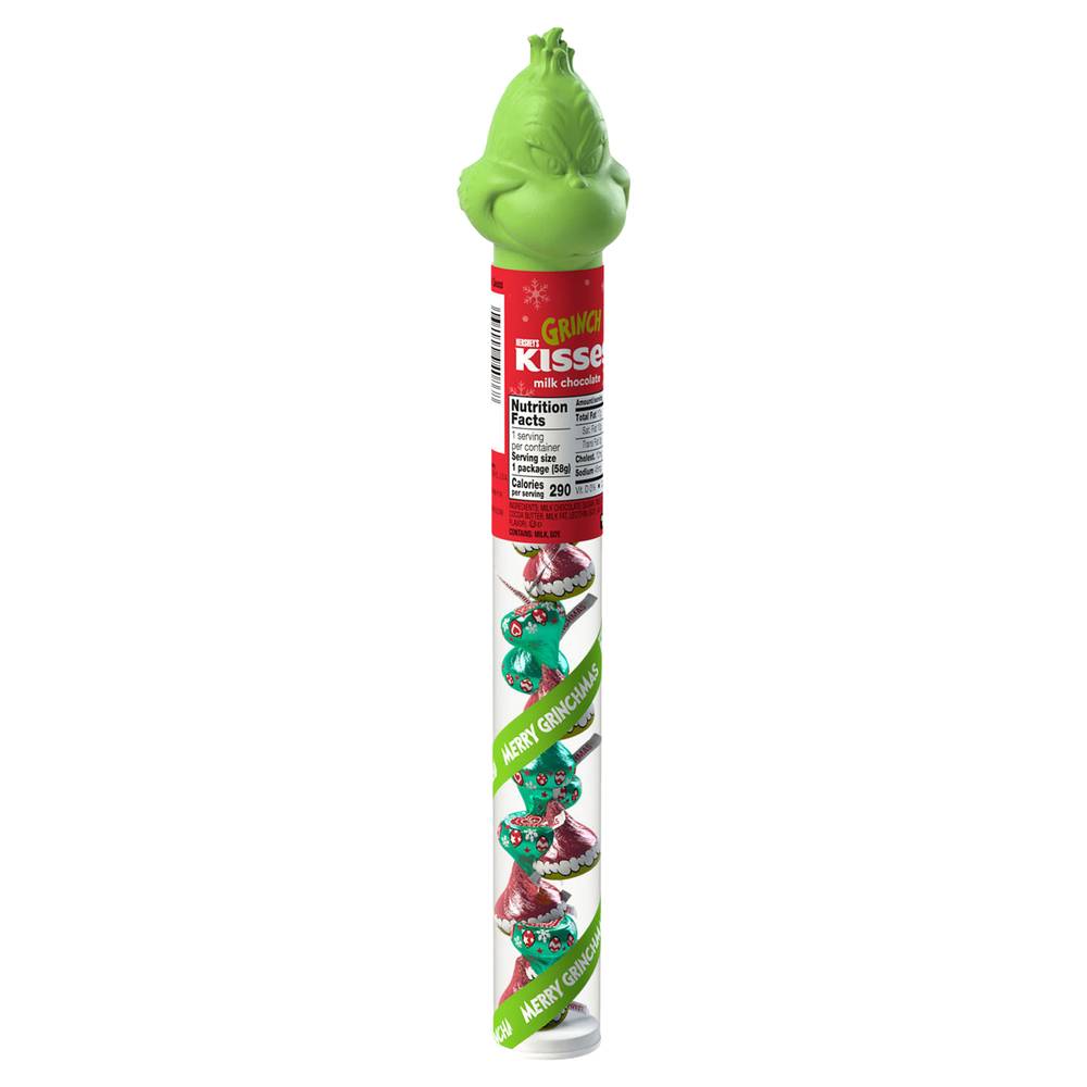 Hershey's Kisses Grinch Candy, Milk Chocolate (2.08 oz)