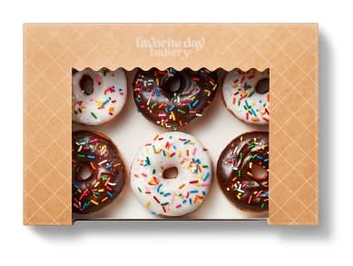Iced Sprinkle Raised Donuts Variety - 6ct - Favorite Day™