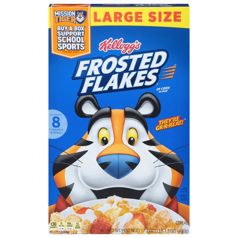 Kellogg's Frosted Flakes Corn Cereal (17.3 oz)