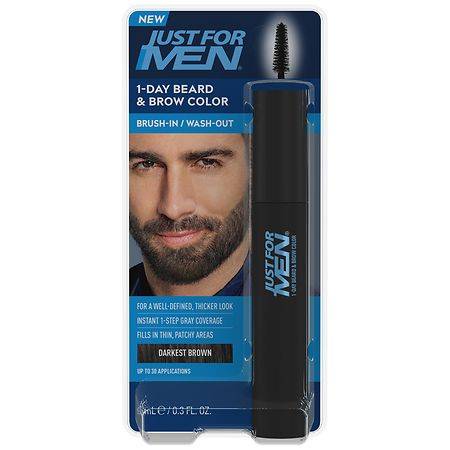 Just For Men 1-day Temporary Beard & Brow Color (darkest brown-black)