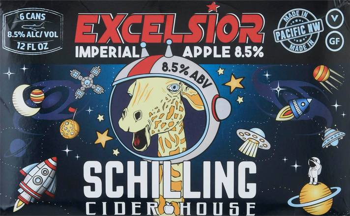 Schilling Cider House Imperial Apple Cider (6 ct, 12 fl oz)