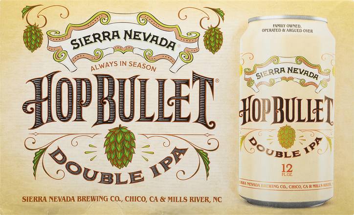 Sierra Nevada Hop Bullet Double Ipa Beer (6 ct, 12 fl oz)