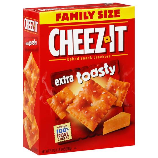 Cheez-It Family Size Extra Toasty Baked Snack Crackers