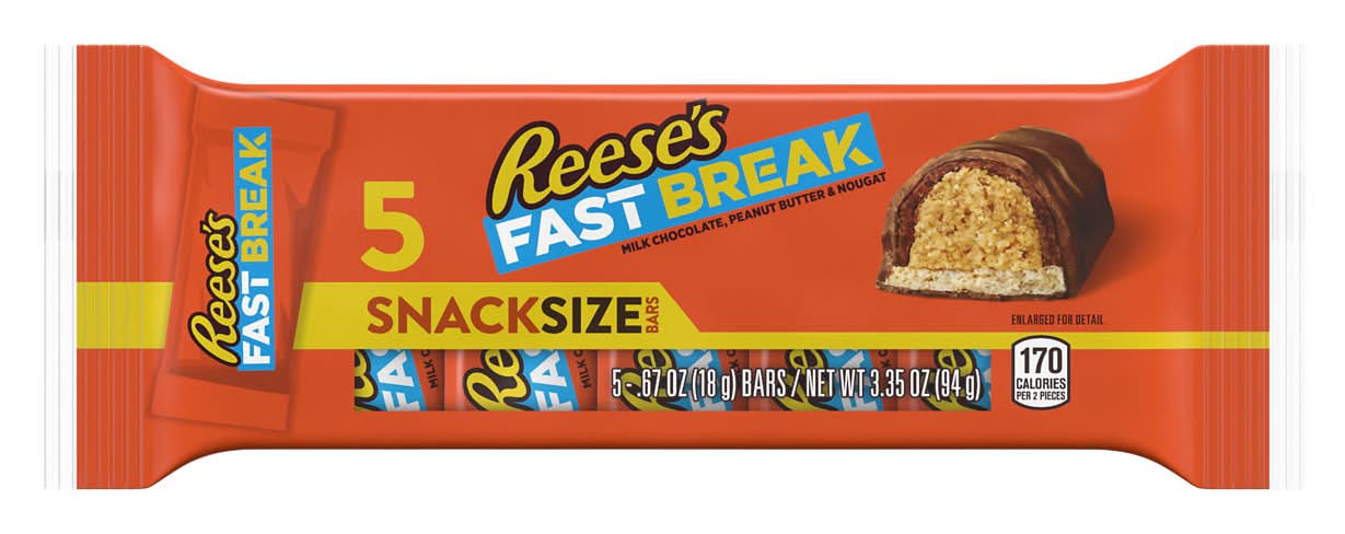 Reese's Fastbreak Snack Size (5 x 0.67 oz)