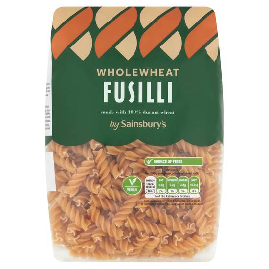 Sainsbury's Wholewheat Fusilli 500g