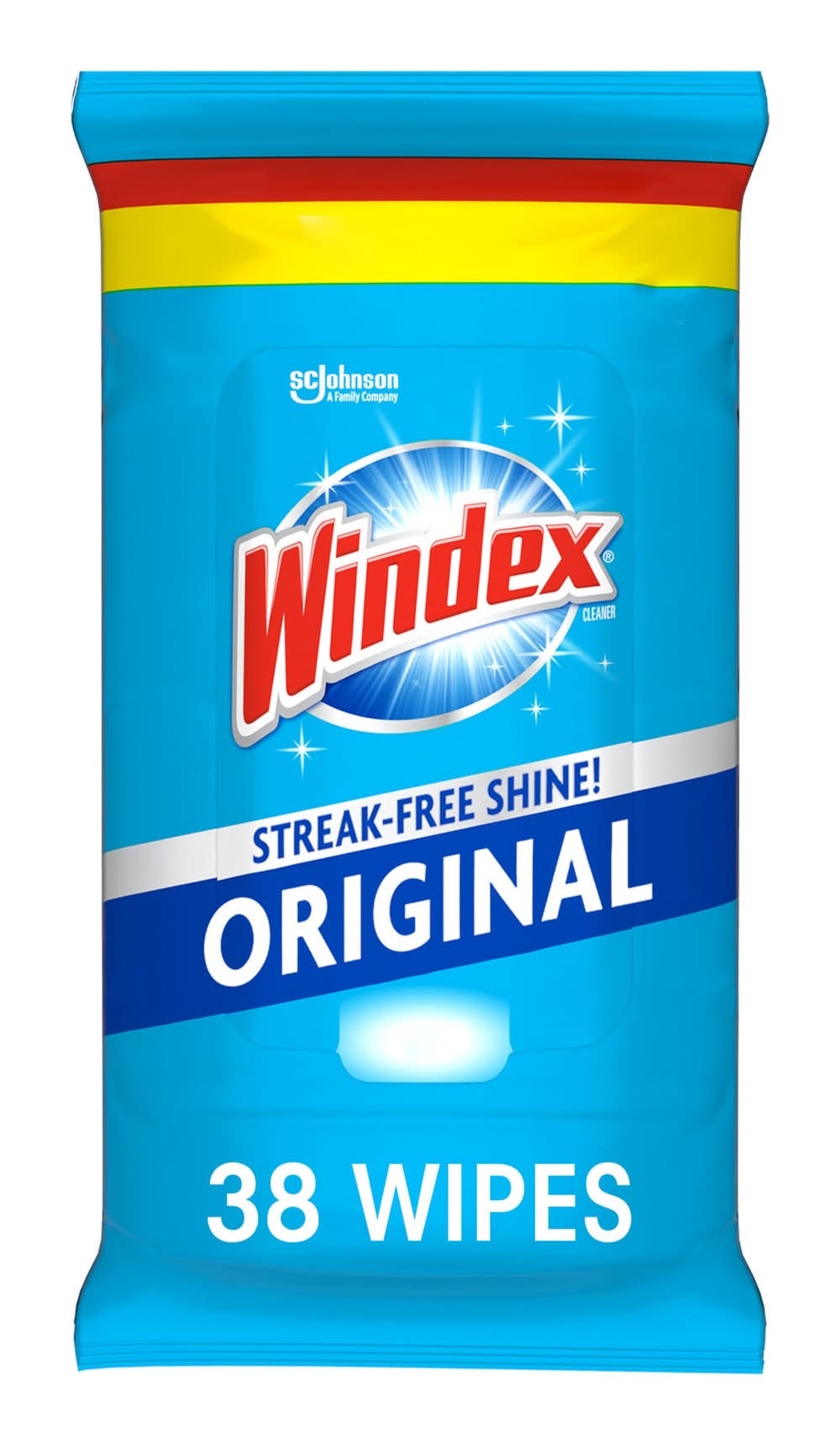 Windex 38 -Count Wipes Glass Cleaner