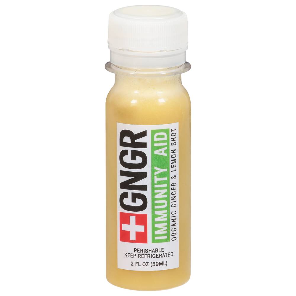 +Gngr Immunity Aid (organic ginger & lemon shot)