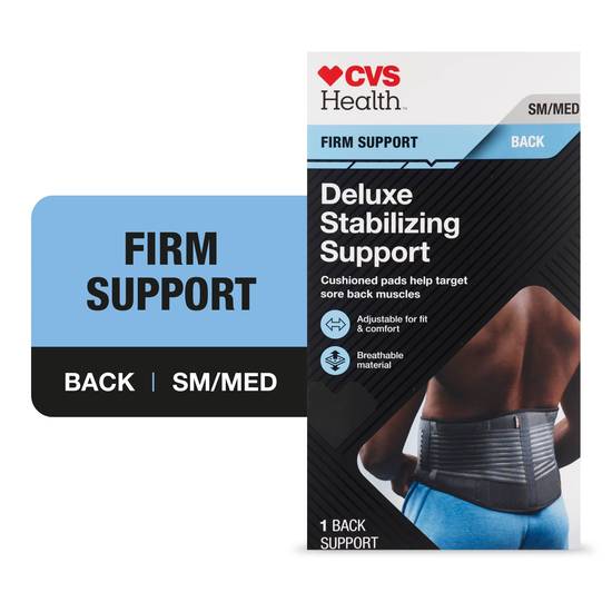 CVS Health Firm Support Back Deluxe Stabilizing Support, S/M
