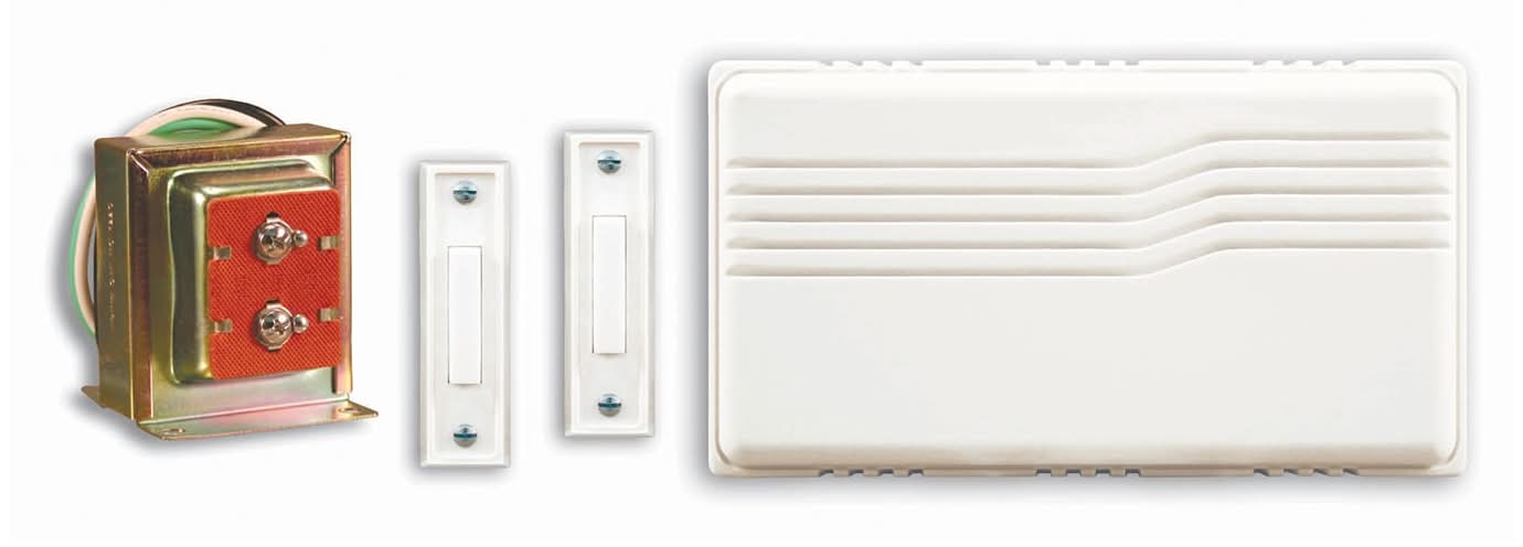 Utilitech White Wired Doorbell Chime